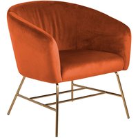 Glasgow fåtölj - Orange / Mässing Glasgow fåtölj - Orange / Mässing