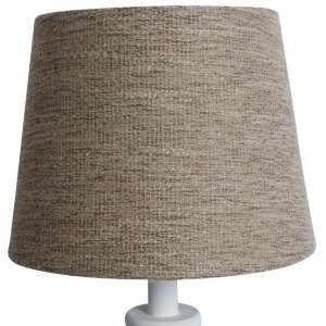 Rund lampskärm 18x23x18 cm - Natur