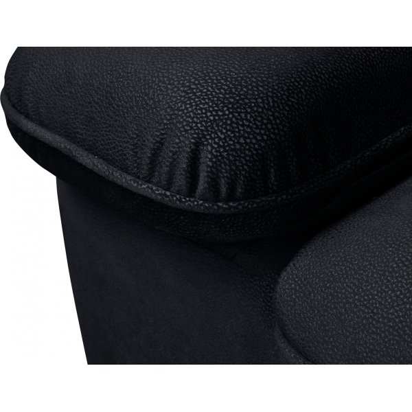 Canap d\\\'angle droit Darby - Noir