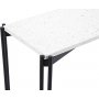 Fresca reliftafel 110 x 30 cm - Zwart/wit terrazzo