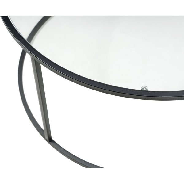 Table basse Spree 80 cm - Noir