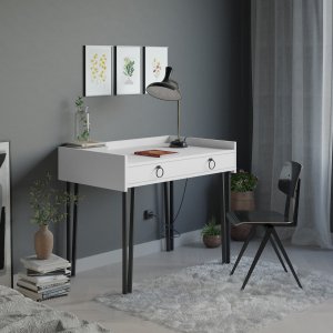 Bureau ponge 100x62 cm - Blanc