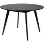 Katie runt matbord 115 cm - Svartbetsad ask