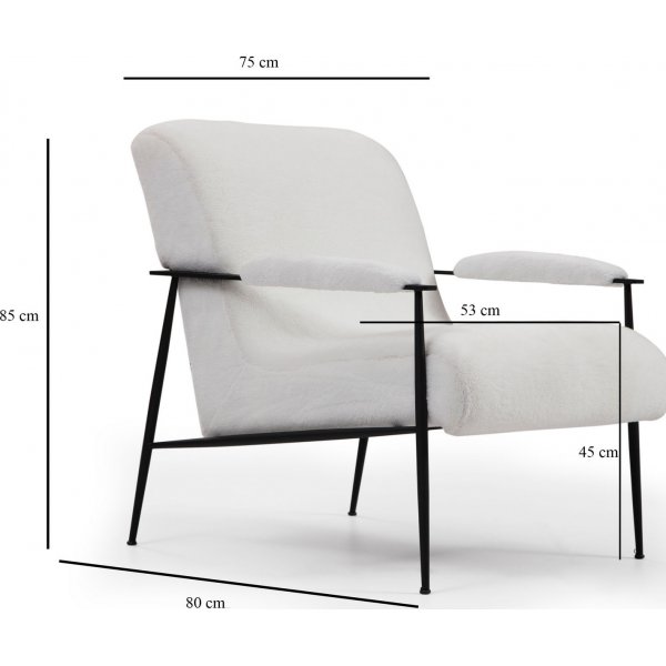 Fauteuil Jazz - Blanc