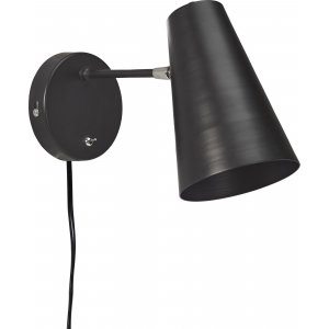 Cornet wandlamp - Zwart - 26 cm