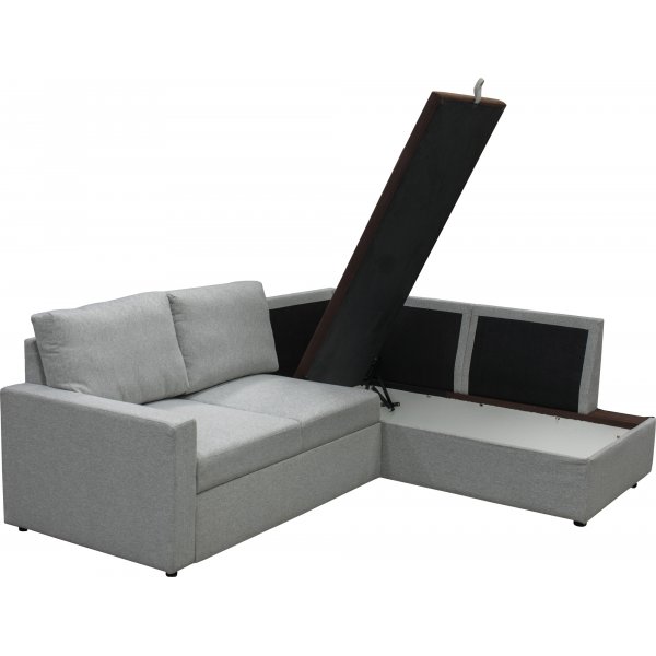 L soffa Bäddsoffa med förvaring 232 cm bred L soffa Bäddsoffa med förvaring 232 cm bred