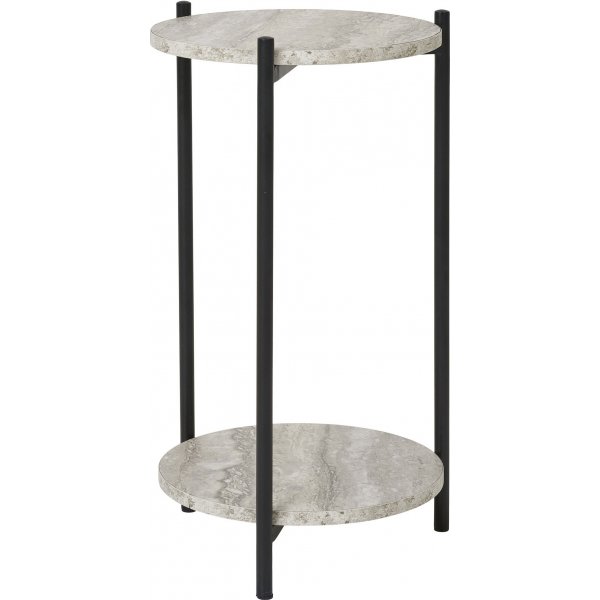 Table d\\\'appoint Leuven Ø27 cm - Noir/beige Table d\\\'appoint Leuven Ø27 cm - Noir/beige