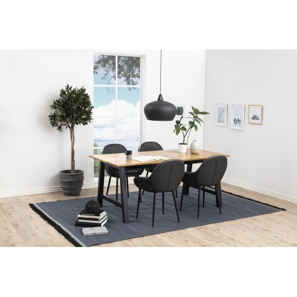 Candis karmstol - Grå PU Candis karmstol - Grå PU