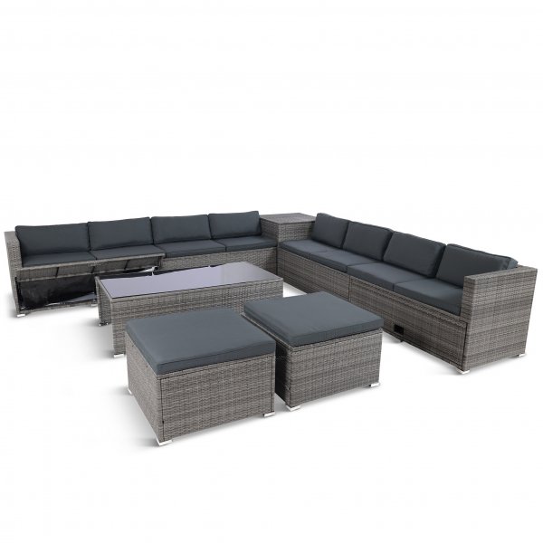 Loungeset Lervik - Grå konstrotting Loungeset Lervik - Grå konstrotting