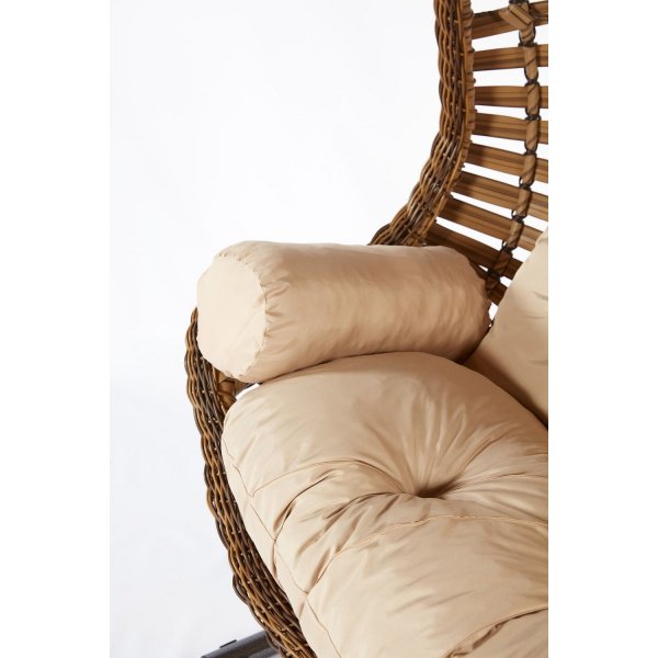 Janda hngstol - Brun/cream