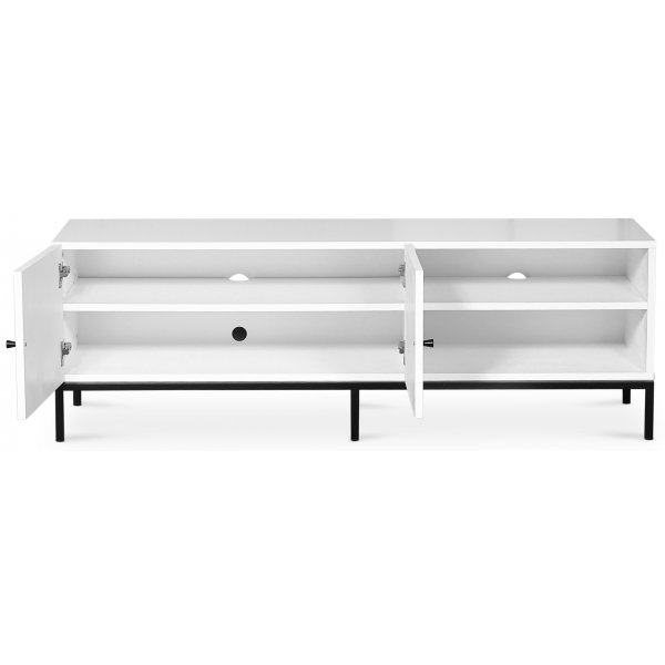 Mediabänk 150 cm bred vit Mediabänk 150 cm bred vit