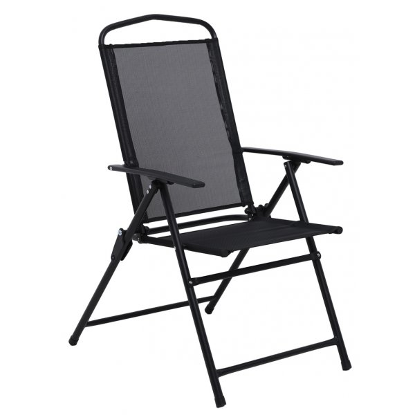 Matgrupp; bord med 6 st positionsstolar och parasoll