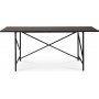 Portland matbord i brunbetsad ek 180x90 cm