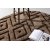 Tapis en laine Dahlia - Marron fonc