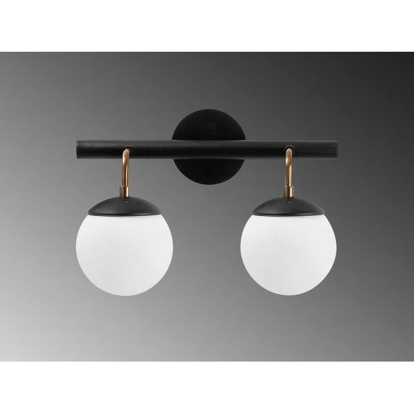 Gondola wandlamp 3011 - Zwart/wit