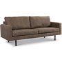 Chicago 3-sits soffa 210 cm - Brun vintage (PU)