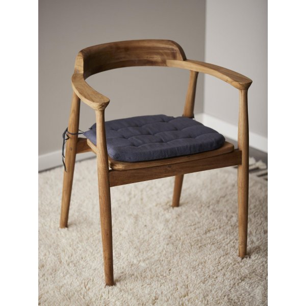 Coussin de chaise homme 42 x 41 x 3 cm - Gris Coussin de chaise homme 42 x 41 x 3 cm - Gris