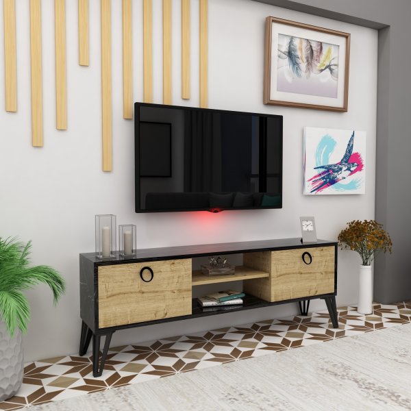 Benjamin TV-bänk - Ek Benjamin TV-bänk - Ek