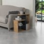 Sally sidobord 60 x 22 cm - Antracit/ek