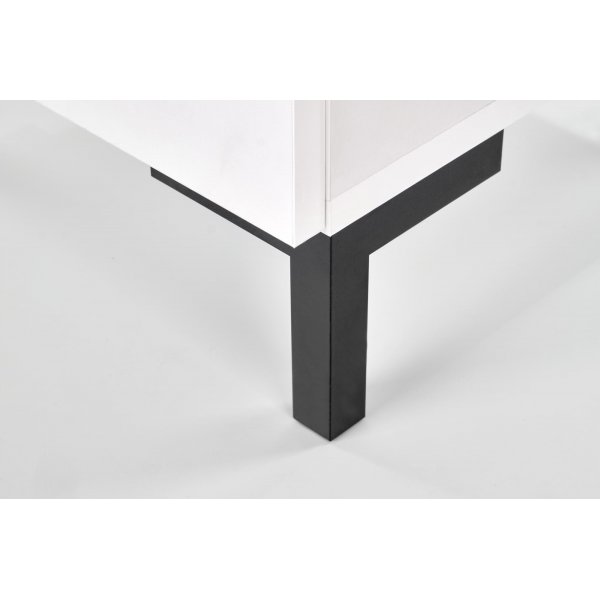 Chantelle sängbord - Vit/svart Chantelle sängbord - Vit/svart