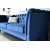 Milton 3-zits Chesterfield bank in blauw fluweel