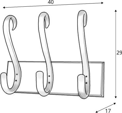 Ivana klädhängare - Valfri färg Ivana klädhängare - Valfri färg