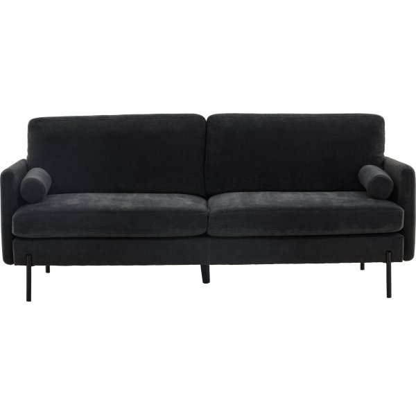 Antibes 2-sits soffa - Svart/Mörkgrå Antibes 2-sits soffa - Svart/Mörkgrå