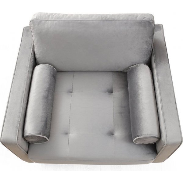 Fauteuil Rome - Gris clair Fauteuil Rome - Gris clair