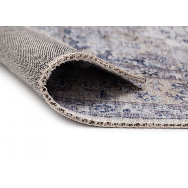 Tapis tiss� machine Cleo Tabriz - Gris/Or