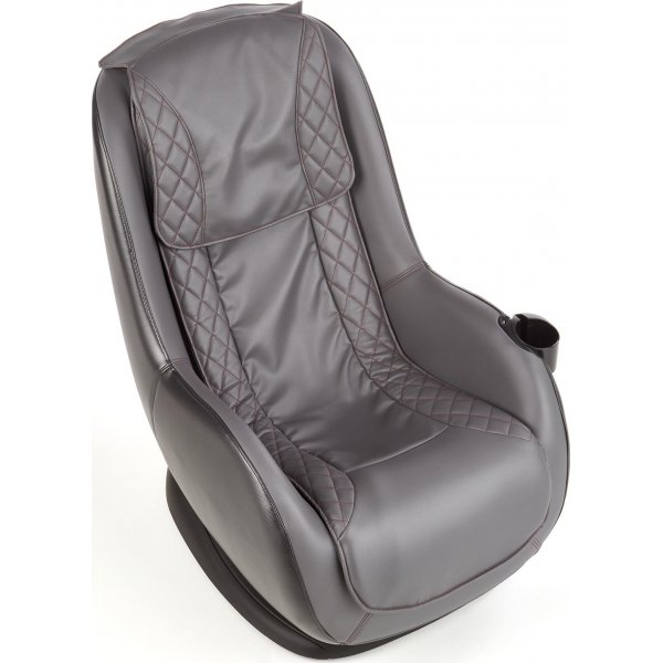 Mercura reclinerfåtölj med massage i grått ekoläder Mercura reclinerfåtölj med massage i grått ekoläder