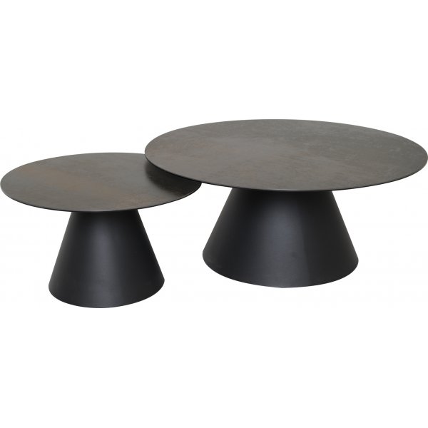 Table basse Roméo Ø90 cm - Marron Table basse Roméo Ø90 cm - Marron