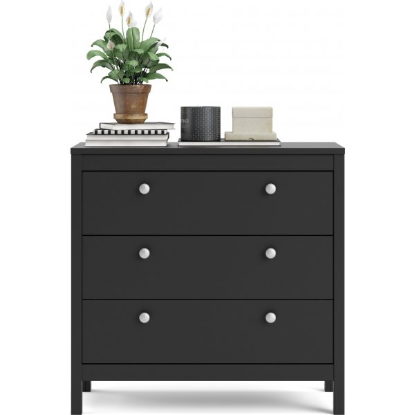 Madrid dressoir met 3 laden - Zwart Madrid dressoir met 3 laden - Zwart