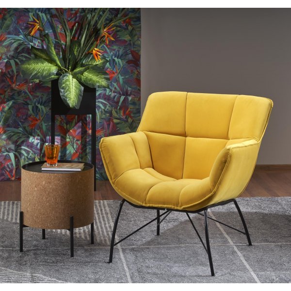 Fauteuil Hagman - Jaune Fauteuil Hagman - Jaune