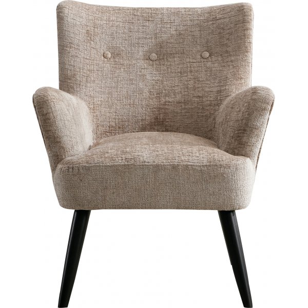 Fauteuil Marie - Biscuit boucl