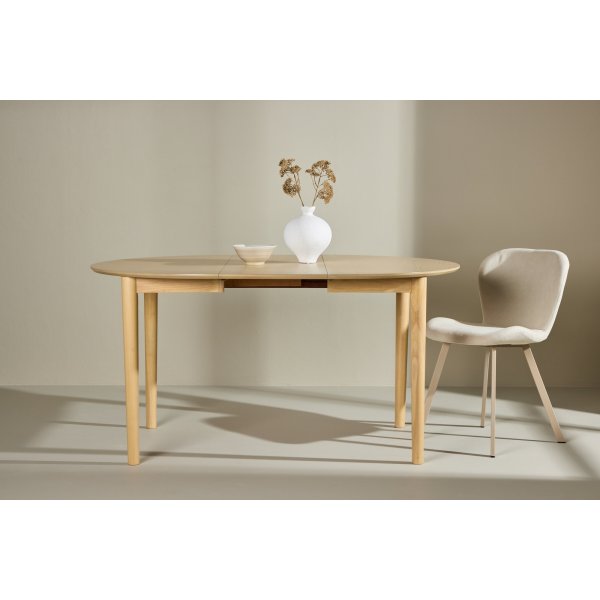 Gilda matbord 110-150 x 110 cm - Whitewash Gilda matbord 110-150 x 110 cm - Whitewash