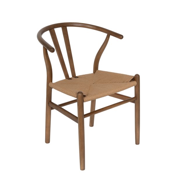 Brandon stol i valnöt med repsits Brandon stol i valnöt med repsits