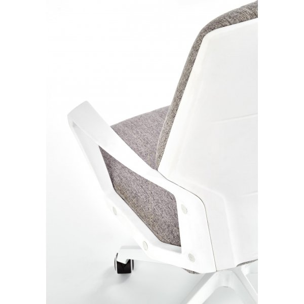 Chaise de bureau Mildred - Blanc/beige Chaise de bureau Mildred - Blanc/beige