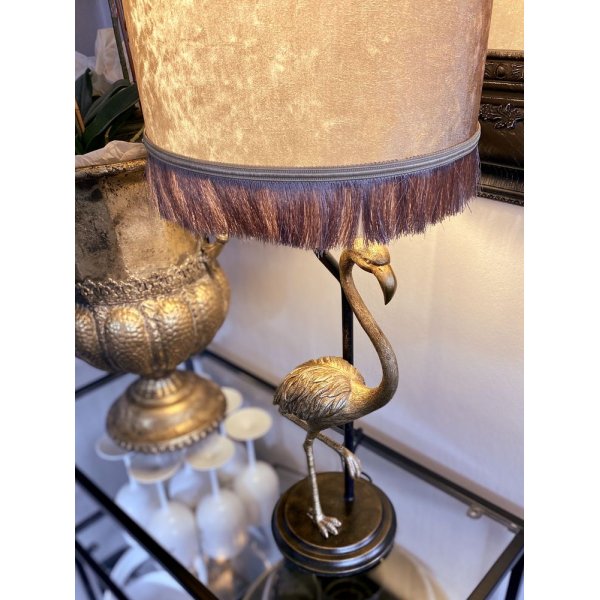 Flamingo bordslampa - Svartguld/guld
