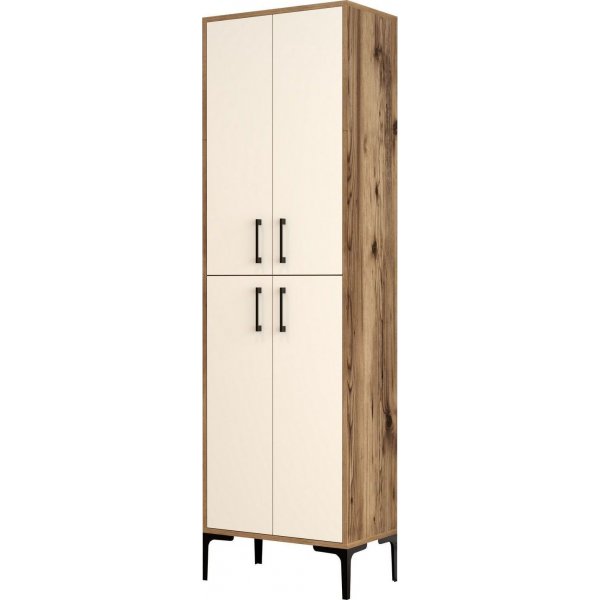 Armoire Berlin - Noyer/crème Armoire Berlin - Noyer/crème