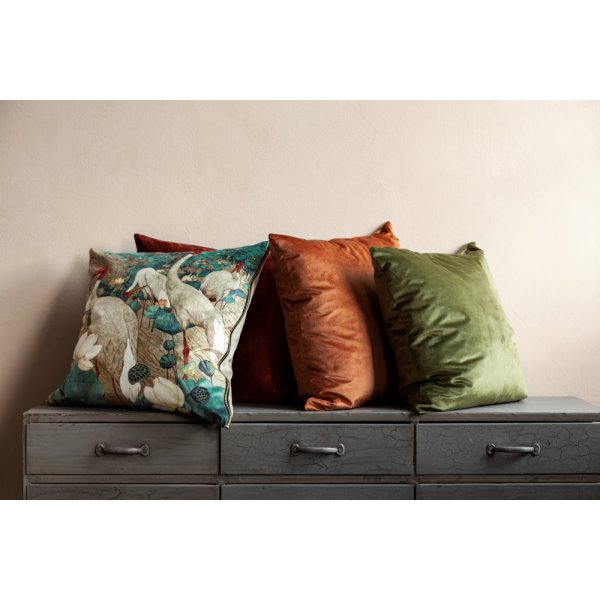 Bea kuddfodral - Rostfärgad sammet Bea kuddfodral - Rostfärgad sammet