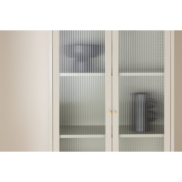 Lima vitrinskåp beige Lima vitrinskåp beige