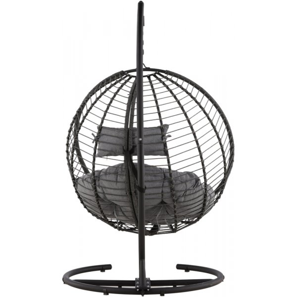 Bacolod hngstol - Svart/Mrkgr