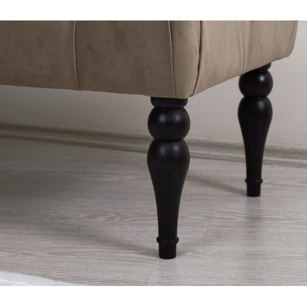 Tabouret Missus - Marron