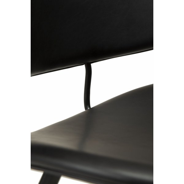 Chaise Napoléon - PU noir Chaise Napoléon - PU noir