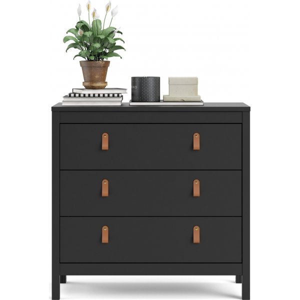 Madrid dressoir met 3 laden - Zwart Madrid dressoir met 3 laden - Zwart