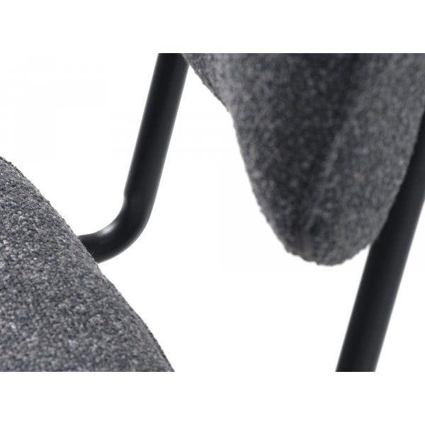 Chaise de salle à manger Bison - Gris foncé Chaise de salle à manger Bison - Gris foncé