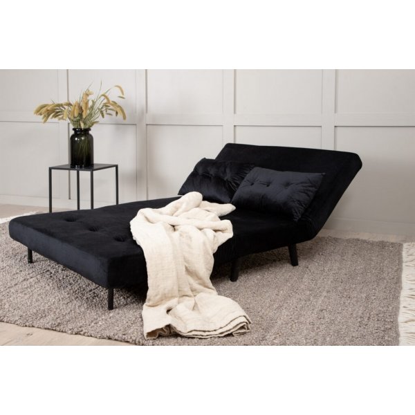 Barsa 2-sits bddsoffa - Svart