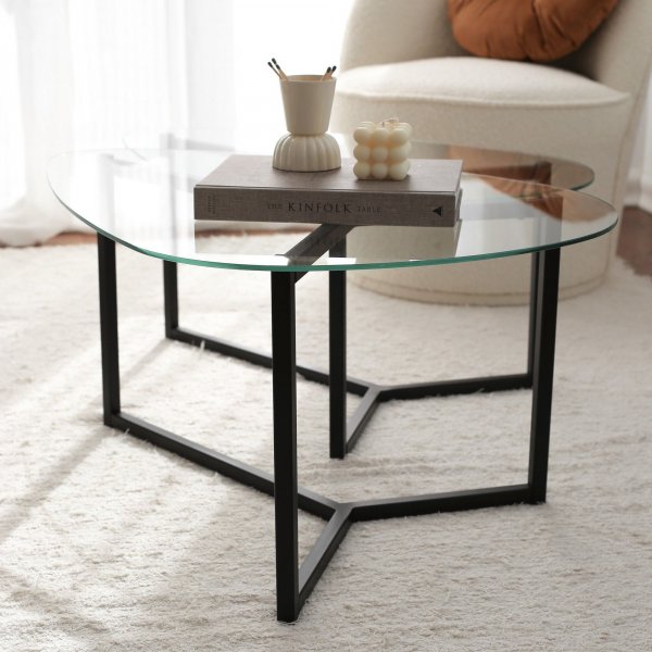 Table d\\\'appoint / table basse Bellisimo en verre Table d\\\'appoint / table basse Bellisimo en verre
