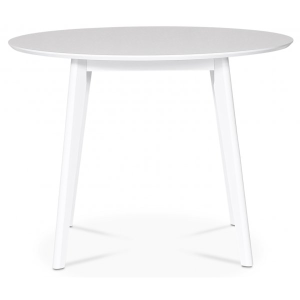 Sandhamn vitt runt matbord Ø100 cm + Möbeltassar Sandhamn vitt runt matbord Ø100 cm + Möbeltassar