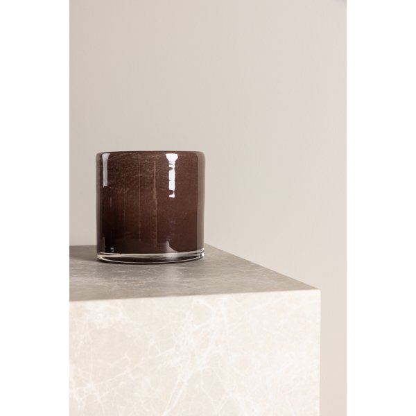 Lanterne Glora Ø12 cm - Marron Lanterne Glora Ø12 cm - Marron